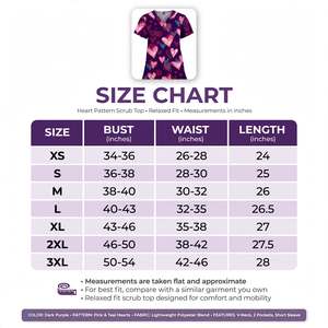 Women's Print <b>Scrub</b> <b>Top</b> Medical Uniform V-Neck Nurse <b>Scrub</b> <b>Top</b> Lightweight Breathable Hospital Doctor Workwear with Pocket - Product Image 6