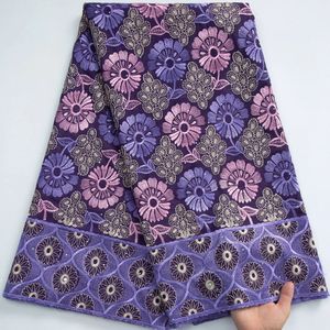 Tela de Encaje Bordada con Motivos Florales Africanos, Material de Primera Calidad para Vestidos de Novia, Encaje Suizo para Prendas de Moda - Product Image 5