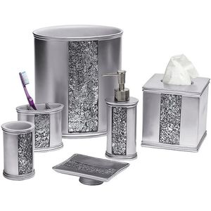 Set di Accessori da Bagno Moderno e Classico di Lusso, 4 Pezzi, Include Dispenser per Sapone Liquido, Bicchiere, Portaspazzolino, Portasapone - Product Image 6