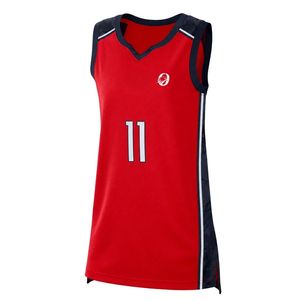 Camiseta de baloncesto roja y negra para hombre, uniforme de equipo sin mangas, ropa deportiva ligera, camisa transpirable para entrenamiento, juego y competición - Product Image 1