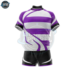 Nuevo Conjunto de Uniforme de Rugby con Estampado Completo de Buena Calidad y Nuevo Diseño, Uniforme de Rugby Más Vendido para Hombre - Product Image 6