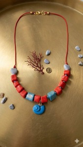 Collar de Ángel de Resina, Forma Irregular, Multicolor, Hecho a Mano, con Cuentas Redondas, Collar de Moda Artesanal - Product Image 2