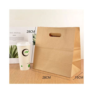 Custom Eco-Friendly Kraft Paper <b>Bags</b> for Food Packaging with Offset Printing and Custom Logo - Product Image 4