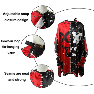 ผ้าคลุมตัดผมมืออาชีพ ปรับขนาดได้ด้วยกระดุม ผ้าคลุมพิมพ์ลายสำหรับร้านทำผม ผ้าคลุมช่างตัดผม กันน้ำ ผ้าคลุมสำหรับร้านทำผม - Product Image 5