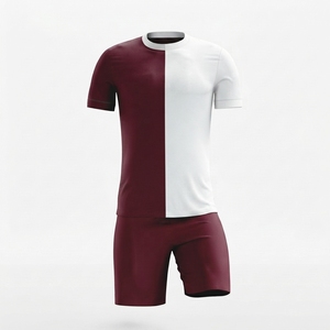 Designer Soccer Uniform High Quality <b>Athletic</b> Jersey and Shorts Set with Custom Logo Factory Direct Manufacturing <b>Support</b> - Product Image 1
