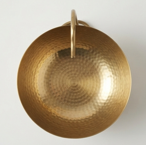 Cesta de Almacenamiento de Metal Dorado, Hecha a Medida, Estilo Elegante, Cesta Decorativa para el Hogar, Cesta para Frutas - Product Image 2