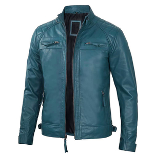 2026 New Arrival Unique Design Men Genuine Motorbike Leather Jacket Best Price Premium Quality Waterproof Leather Jacket - Product Image 1