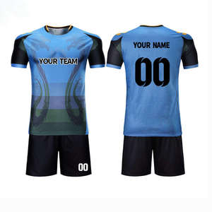 Ensemble de maillot de football pour homme, jaune et noir, imprimé géométrique, manches courtes, col rond, évacuation de l'humidité, coupe athlétique, 100% polyester - Product Image 3