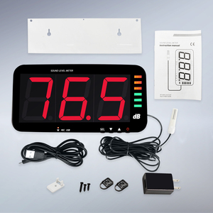 Sonometre numérique à grand écran HD de 13 pouces, sonomètre en décibels 30-130 dB, enregistreur de données avec logiciel PC, sortie USB, alarme sonore et lumineuse - Product Image 6