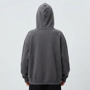 Women's Charcoal Balaclava Hoodie Fleece Pullover Sweatshirt <b>Face</b> Cover Hooded Top Custom Logo - Product Image 4