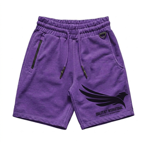 Pantalones Cortos Techwear con Logotipo Personalizado, Pantalones Cortos de Algodón Grueso, Pantalones Cortos de Talla Grande para Hombre, Pantalones Cortos Casuales de Verano - Product Image 5