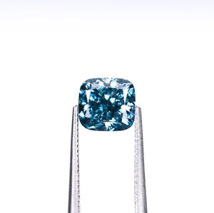 Diamante Cultivado en Laboratorio de Color Azul Fantasía VVS2 de 1.0 ct, Corte Cojín, Certificado IGI, Joyería de Alta Calidad - Product Image 4