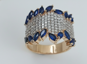 Anillo Encantador para Mujer, Oro de 18k, Acabado Elegante, Accesorio Sencillo pero Sofisticado para Realzar el Estilo Diario - Product Image 2