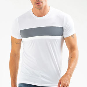Camisetas de algodón personalizadas para hombre, camisetas deportivas impresas activadas por el sudor, camisetas de entrenamiento para gimnasio, camisetas de fitness, camisetas lisas para hombre, corte holgado. - Product Image 1