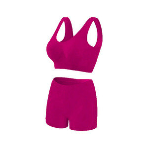 Ensemble de yoga pour femmes, sur mesure, respirant, sans couture, vêtements de sport, leggings doux, soutien-gorge de sport, vêtements d'entraînement actifs - Product Image 6