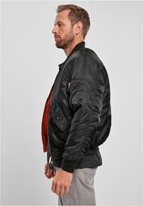 Blouson aviateur MA1 personnalisé avec logo OEM, col montant, décontracté, style bomber avec fermeture éclair, teint en pièce, pour l'automne - Product Image 2