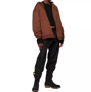 Sudaderas con cremallera personalizadas para hombre, de alta calidad, con cremallera completa, sudadera con capucha informal, ligera y a la moda. - Product Image 2