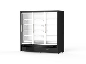 Congélateur vertical autonome à porte vitrée, réfrigérateur <span class=keywords><strong>commercial</strong></span> de présentation - Product Image 1