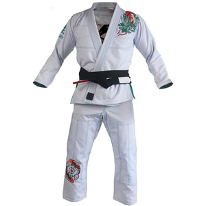Kimono de Artes Marciales, Judo y Jiu Jitsu, Duradero, 100% Algodón, Ajuste Cómodo, Tela Resistente para Prácticas Prolongadas - Product Image 1