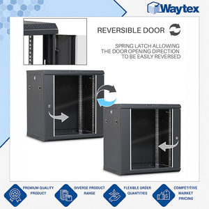 Gabinete de Red de 19 Pulgadas y 12U, Compatible con EIA-310-D/IEC 60297, Montable en Rack, con Puerta de Vidrio (Sin Ensamblar), para Oficinas e Industria de Telecomunicaciones - Product Image 3