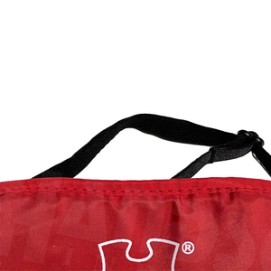 Antifaz de Nailon Rojo Satinado para Dormir, Ajustable, con Logotipo Personalizado, para Viajes, Regalo Promocional Portátil - Product Image 5