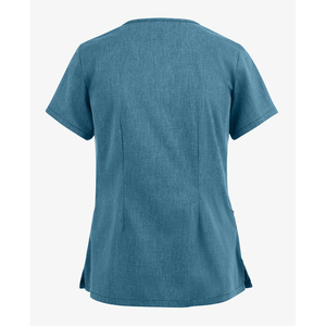 Uniforme de Hospital para Mujer, Cuello en V, Manga Corta, Ropa de Trabajo para Quirófano, Doctora, Enfermera, Ropa Médica - Product Image 3