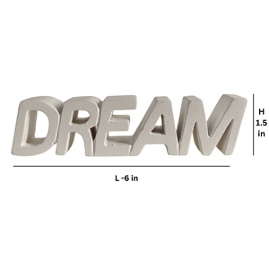 Pièce décorative blanche inspirante pour salon, objet décoratif esthétique pour table, décoration de chambre, cadeau d'entreprise - Product Image 6