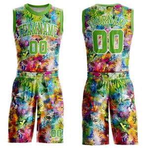 Tenue de basketball personnalisée, design rouge, maillot sublimé, logo, numéro, ensemble d'uniformes de basketball réversibles - Product Image 1