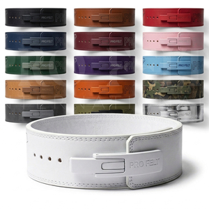 Waist Support Genuine Leather Lever <b>Belt</b> for Powerlifting Weightlifting Gym Training Adjustable Custom Logo Buckle Strength <b>Belt</b> - Product Image 1
