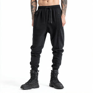 Pantalon de sport pour homme avec cordon de serrage à la taille, leggings de compression pour la gym, la course et le jogging - Product Image 4