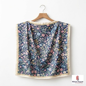 Custom Printed Short <b>Scarf</b> Fabric Premium Quality OEM ODM Private Label Textile Manufacturer Fashion Accessories Supplier Export - Product Image 4