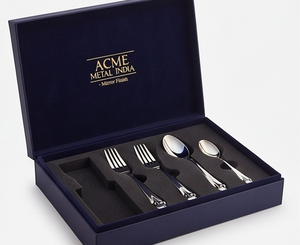 Classic Silver Plated Cutlery <b>Set</b> With Grape Motif Handles Mirror Finish Dinnerware For Wedding Occasions And Restaurant - Product Image 4