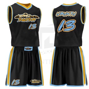 Camiseta de baloncesto personalizada para hombre, conjunto de uniforme de baloncesto de secado rápido, camiseta de baloncesto transpirable - Product Image 5