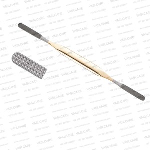 Râpe chirurgicale Fomon Black Diamond Push-Pull 8,5 pouces en carbure de tungstène à double extrémité pour rhinoplastie et osseux, par Vaslcare - Product Image 2