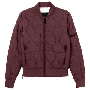 Blouson Bomber Femme Tendance Urbaine Personnalisable Broderie Impression Imperméable Respirant Coupe Moderne Vêtement d'extérieur Zippé pour Marque - Product Image 1