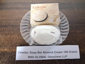 Savon en barre à la crème d'amande 100g Hydratant pour tous types de peau - Product Image 2