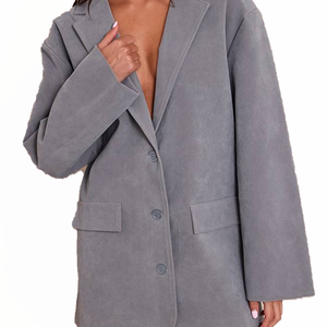 Manteau long croisé pour femme Printemps-Automne 2026, style rétro élégant, veste d'extérieur, fabricant OEM en gros - Product Image 6