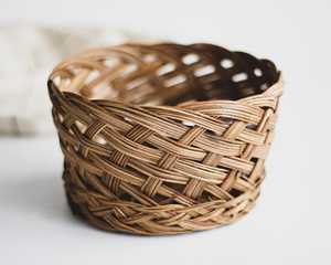 Vintage Woven Plant <b>Basket</b> <b>Small</b> Bamboo Planter Farmhouse Decor Natural Rattan <b>Storage</b> Flower Pot Wholesale Supplier Manufacture - Product Image 2