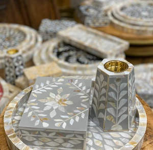 MOP Inlay Bakhoor Incienso Quemador Ramadán Especial Madre de Perla Bakhoor Quemador Mubkhar Quemador India por ARTESANÍA DE LUJO - Product Image 3