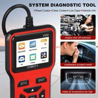 Escáner OBD2, Lector de Códigos de Auto, Herramienta de Diagnóstico del Motor, Datos en Tiempo Real, Pantalla a Color con Sensor O2, EVAP, Voltaje de Batería