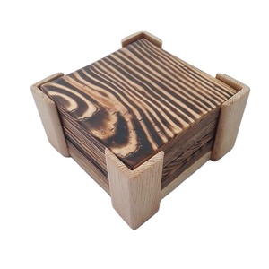 Sous-verre en pierre de tasse de thé en bois Forme carrée et support Sous-verres en bois pour boireProduits de vente chauds au meilleur prix - Product Image 1