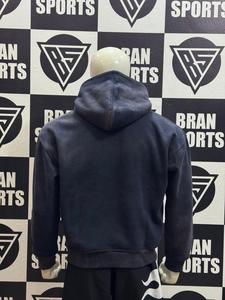 เสื้อฮู้ดดี้ผู้ชายทรงครอป ผ้าฝ้ายเฟรนช์เทอร์รี่คุณภาพสูง แบบโอเวอร์ไซส์ สไตล์สตรีทแวร์ หนานุ่ม น้ำหนักมาก  ไม่มีลายพิมพ์ - Product Image 5