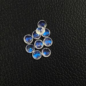 Piedra lunar arcoíris natural de 3mm-8mm, corte brillante redondo facetado, gemas a granel, pedido en línea al mejor precio asequible del proveedor - Product Image 1