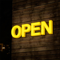 Enseigne Murale Commerciale Signvia, Lettres Lumineuses 3D LED, Panneau Publicitaire pour Façade de Magasin, Entreprise, Salon
