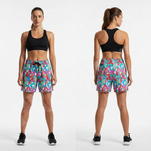 Nouveau style 2026 – Short de sport taille haute imprimé pour femme, respirant, séchage rapide, idéal pour le fitness, la course et le yoga, short d'été élastique - Product Image 3