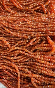 Perles facettées en pierre de soleil naturelle de qualité supérieure, rondelles, 6 mm-10 mm, pierres précieuses en pierre de soleil, pierres précieuses en vrac, prix de gros disponible. - Product Image 3