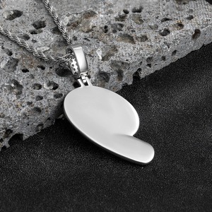 Pendentif en argent sterling 925 de haute qualité, design personnalisé, bijoux fins, diamant, numéro, pendentif hip-hop, collier - Product Image 6