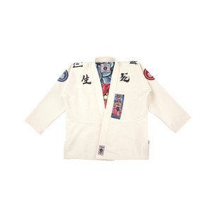 Kimono de Jiu Jitsu Brasileño (BJJ) con Forro Interior, Colores y Logotipo Sublimados Personalizados, Tejido de Perlas 100% Algodón Resistente de 380g - Product Image 2
