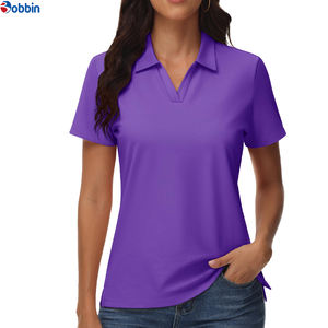Meilleure vente estivale : Polo pour femme à manches courtes avec logo personnalisé, polo de sport pour femme, polo de golf de haute qualité, respirant - Product Image 2