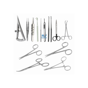 Juego de 14 Instrumentos de Cirugía de Blefaroplastia para Cirugía Plástica de Párpados, Kit Quirúrgico Oftálmico de Acero Inoxidable - Product Image 1